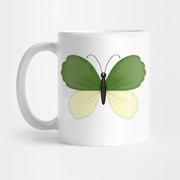 Butterflies Green by Samr Shop